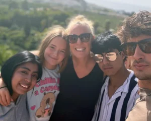 Rainbow house kids with house mum image