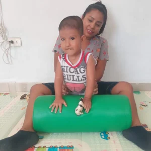 Peruvian Child on lap