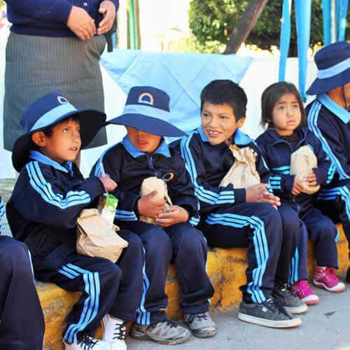 School children in uniforms image